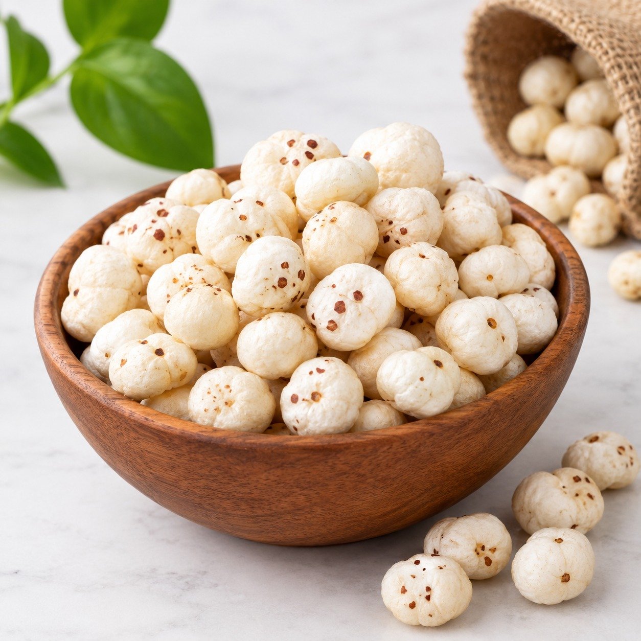 Premium Makhana fox nuts supplied by Divine Delight